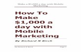 How To Make $1,000 a Day with Mobile Marketing