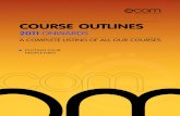 ECOM Learning Course Outlines