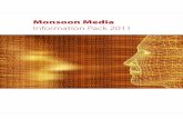 Monsoon Media Information Pack 2011
