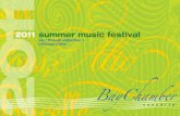 2011 Summer Music Festival Brochure