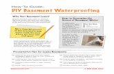 How-to Guide: DIY Basement Waterproofing