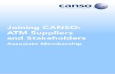 Joining CANSO: ATM Suppliers & Stakeholders - Associate Membership