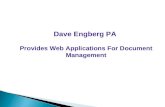 Dave Engberg PA Provides Web Applications For Document Management