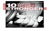10 ways to get stronger