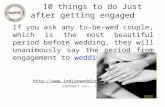 10 things to do just after getting engaged