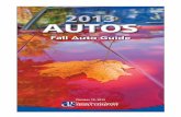 2013 Autos -- Fall Auto Guide