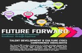 Annual Talent Development & Culture (TDC) 2012 Conference