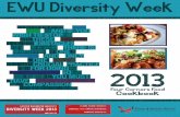 EWU Diversity Week Cookbook 2013