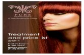 SWC Hair and Beauty Price List