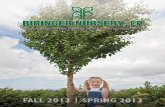 Biringer Nursery Catalog 2012