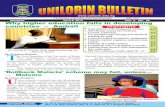Unilorin Bulletin 8th April 2013