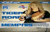 2013 Memphis Softball Game Program vs Tulsa - Mar. 16-17, 2013