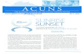 ACUNS Newsletter No. 3, 2012