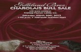 Gilliland Bros. 2013 Bull Sale