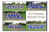2010 Cheerleading Registration Package