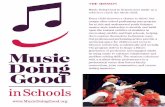 Music Doing Good In Schools Brochure
