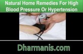 Natural Home Remedies for High Blood Pressure Or Hypertension That Work