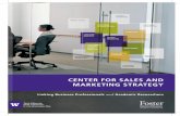 Center for Sales and Marketing Strategy Brochure