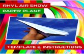 Rhyl Air Show Paper Plane