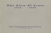 The First 25 Years – 1914-1939 – The Cleveland Foundation – A Community Trust