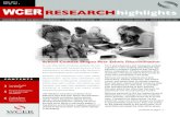 WCER Research Highlights v 25 n 1
