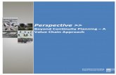 Perspective >> Beyong Continuity Planning - A Value Chain Approach
