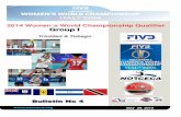 Bulletin No 4 2014 NORCECA World Championship Qualification Women Round 2 - Group I