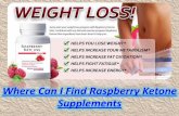 Where can i find raspberry ketone supplements