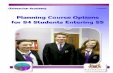 Planning Course Options for S5