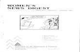women's news digest 4(1985年9-11月)