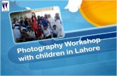 CCHD photography workshop with the kids