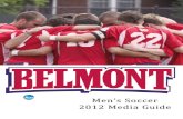 2012 Belmont University Men's Soccer Media Guide