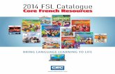 CEC Publishing - 2014 FSL Catalogue - CORE FRENCH RESOURCES