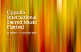 Uppsala International Sacred Music Festival 2009