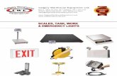 CWE Scales, Task, Work & Emergency Lights