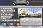 College in Utah - Becoming Multi-Skilled by Acquiring Trainings from Colleges in Utah