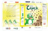 Dino Crunch Cereal Box