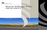 Rural Village Plan 2010 - 2013