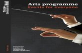 Arts Programme Autumn 2011