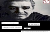 Blackout poems in honor of Gabriel García Márquez