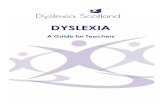 Teachers handbook for dyslexia