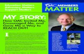OAC Members Matter – My Story: How OAC Invited Me, Encouraged Me, and Gave Me a Way to REACH OUT!