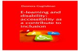 E-learning and disability: accessibility as a contribute to inclusion