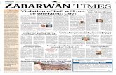 Zabarwan Times E-Paper English 08 August