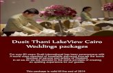 Dusit Cairo Wedding Packages 2014