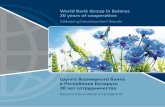 The World Bank in Belarus - 20 years of partnership