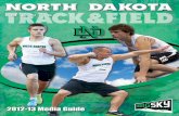 2013 University of North Dakota men's track and field media guide