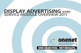 Display Advertising Services by One Net Marketing