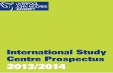 Liverpool John Moores University LJMU ISC Prospectus 201314UK