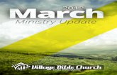 March Ministry Update 2012 | Sugar Grove Campus